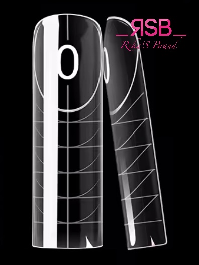 Dual Full Tip FRENCH Eckig CLEAR 14 Stk.