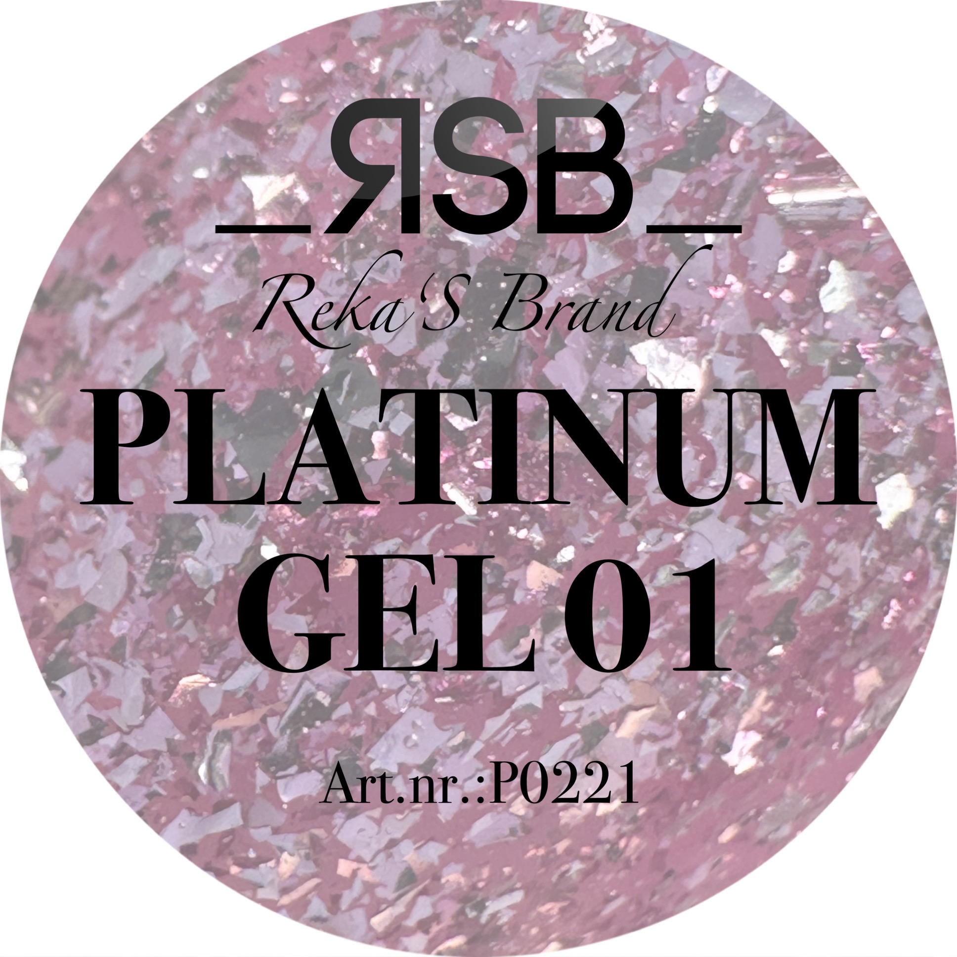 PLATINUM Glitzer Gel 01