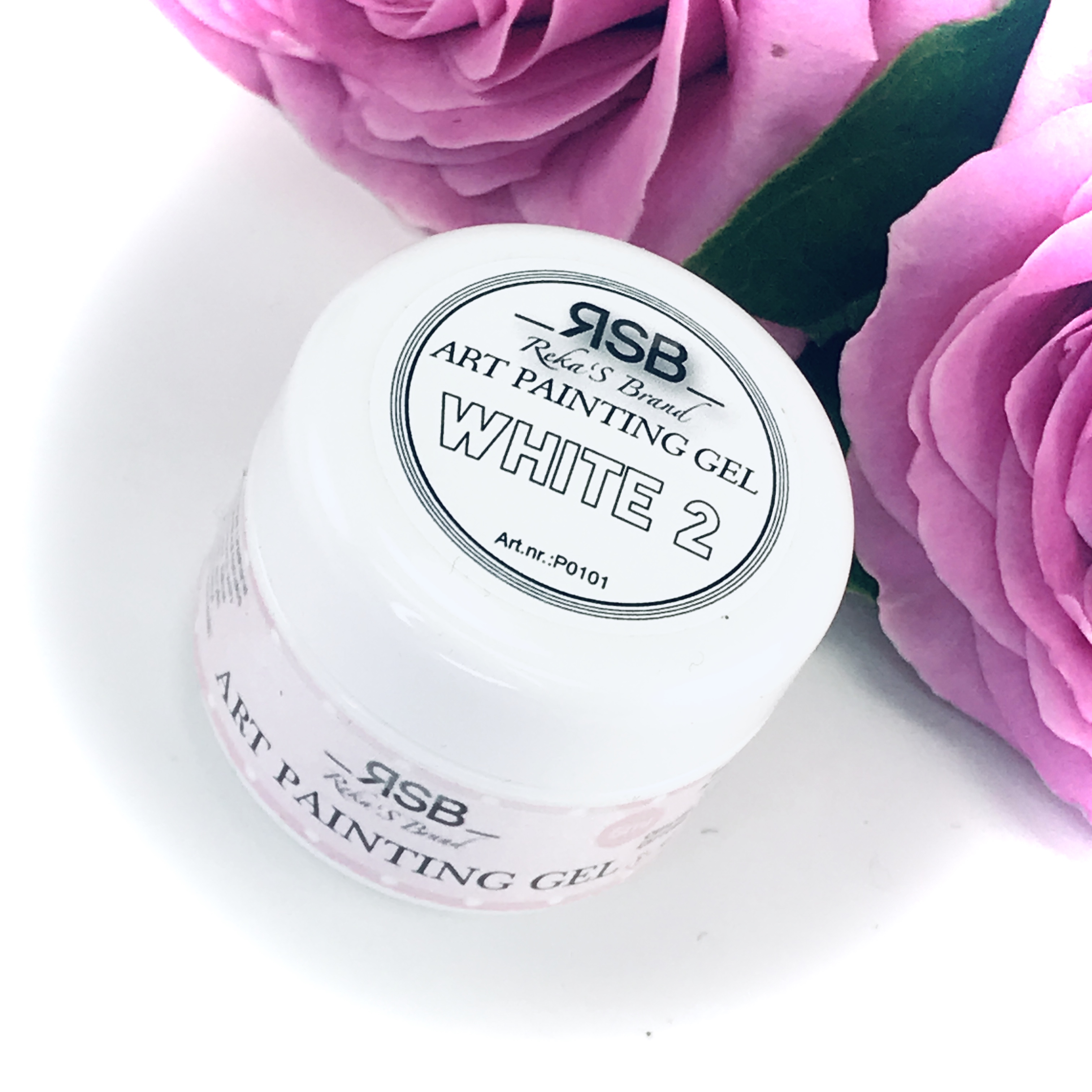 ART PAINTING GEL White 2 (Schnörkel Gel)