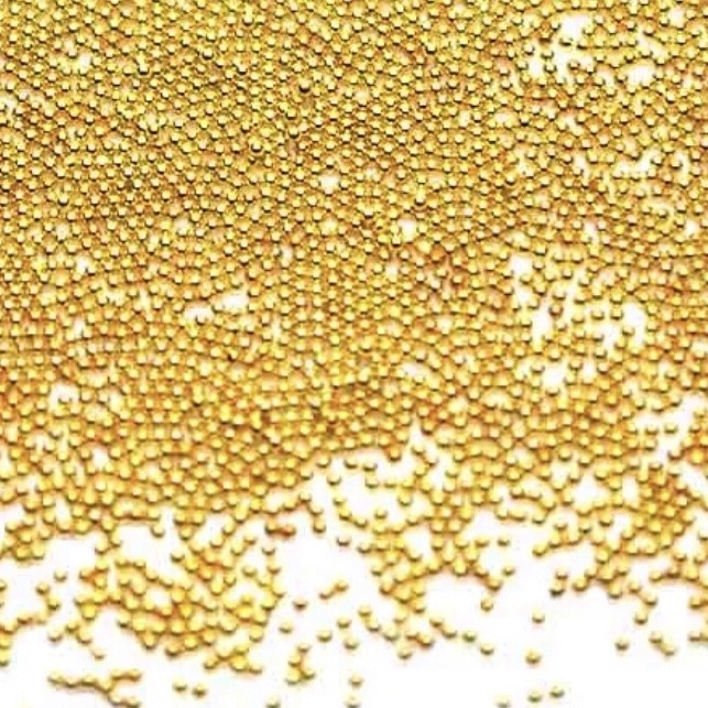 Perlen Gold 1mm