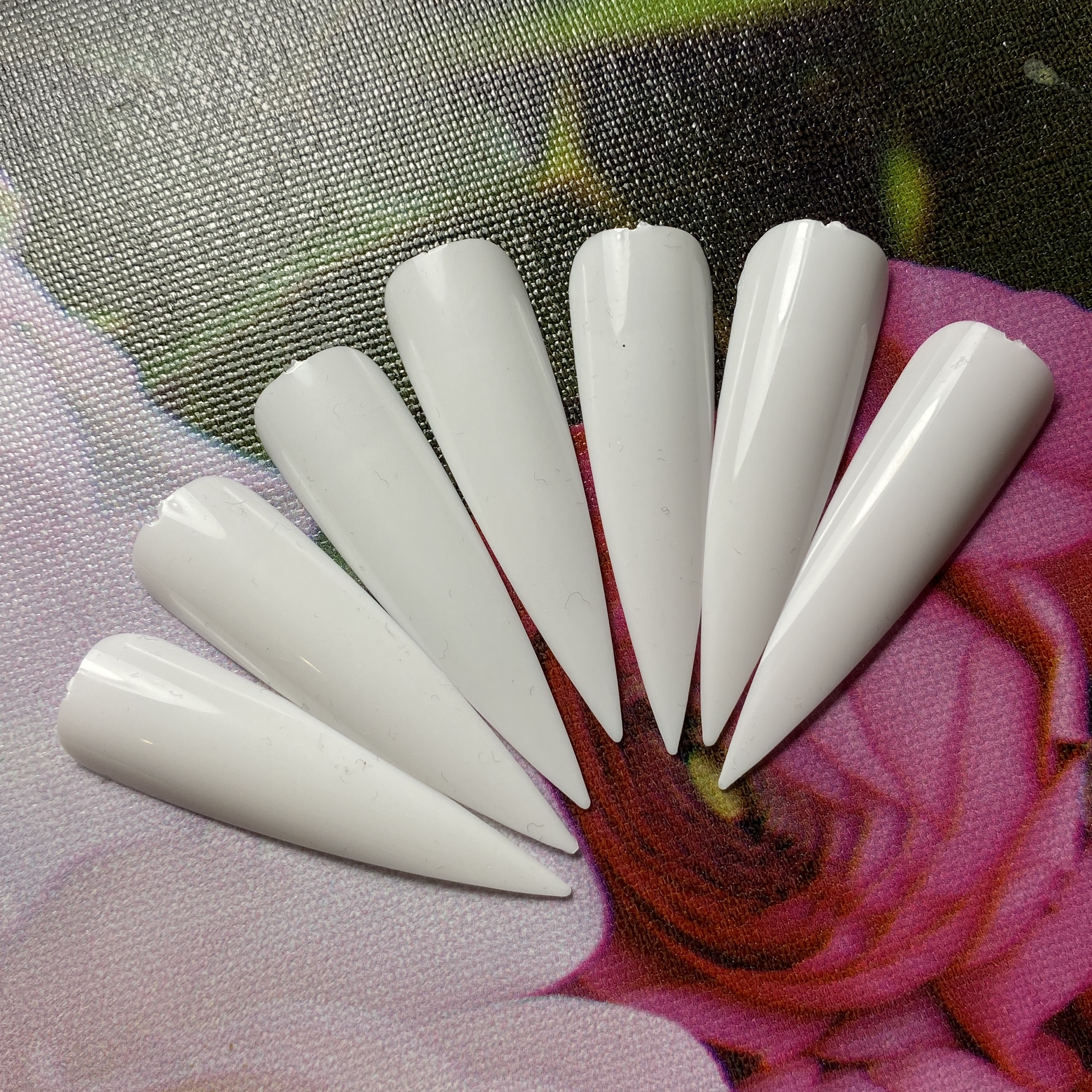 Stiletto Tip für Nail Art WHITE