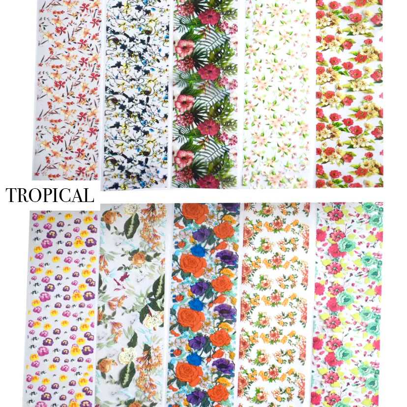 FOLIEN SET Tropical