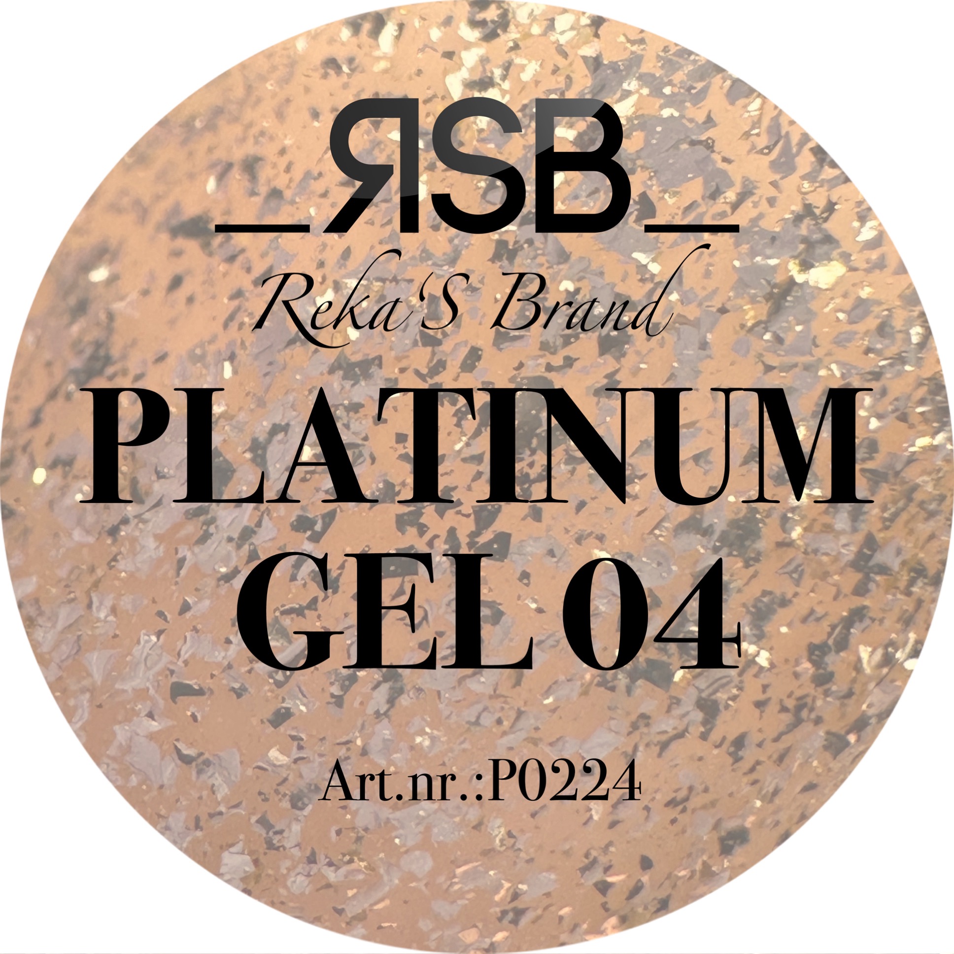 PLATINUM Glitzer Gel 04