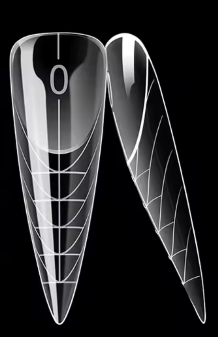 Dual Full Tip, FRENCH Stiletto 