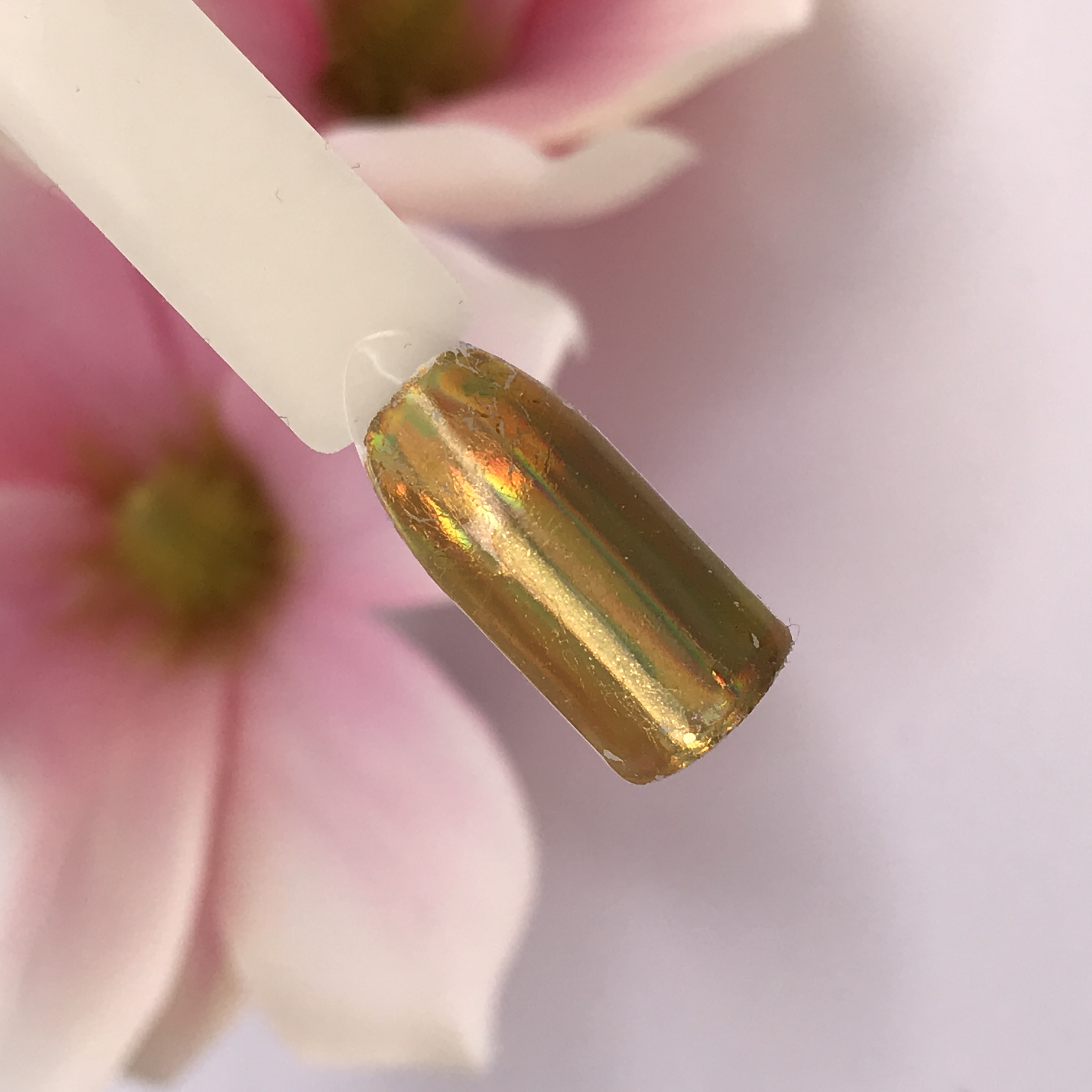 IMG_6363 Folie, Nail Foil HOLO GOLD