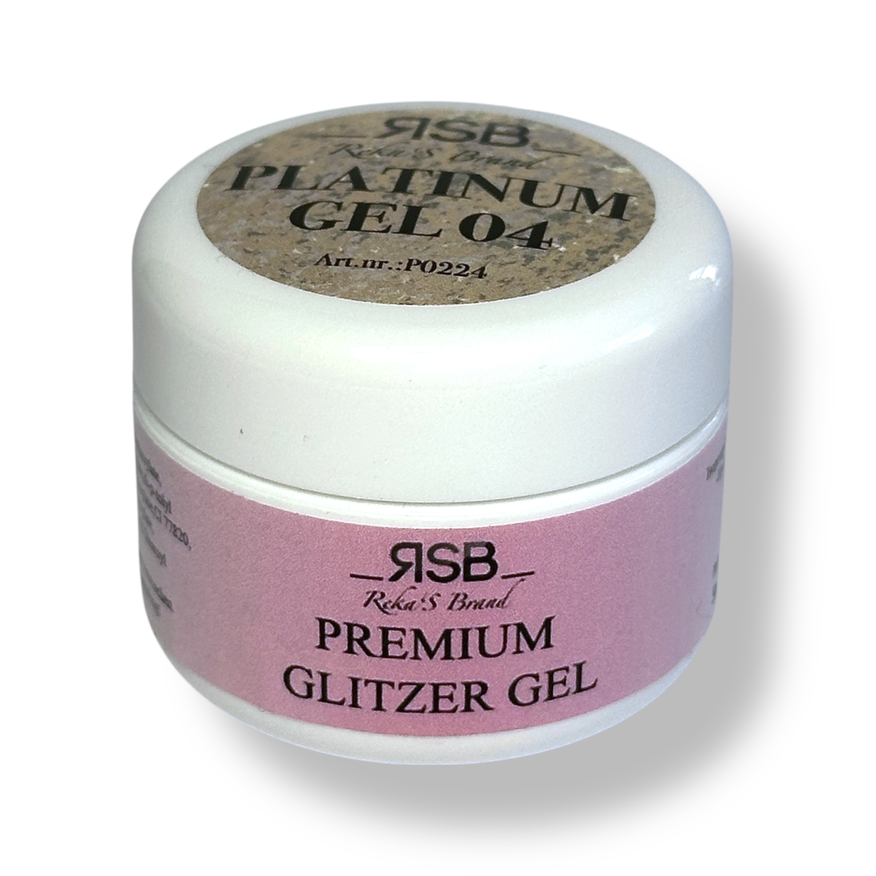 PLATINUM Glitzer Gel 04 PLATINUM Glitzer Gel 04