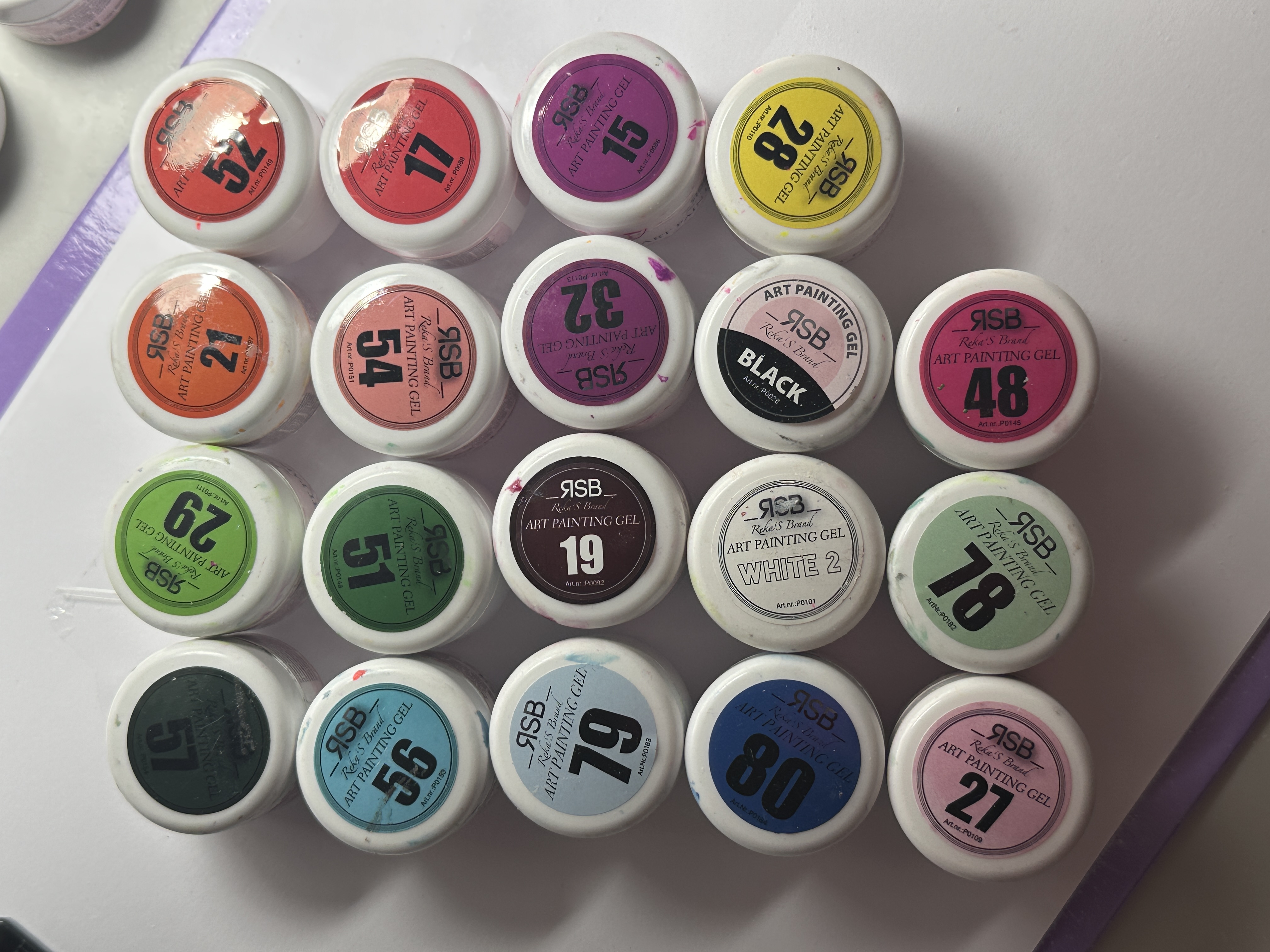 ART PAINTING GEL SET 28 Stk