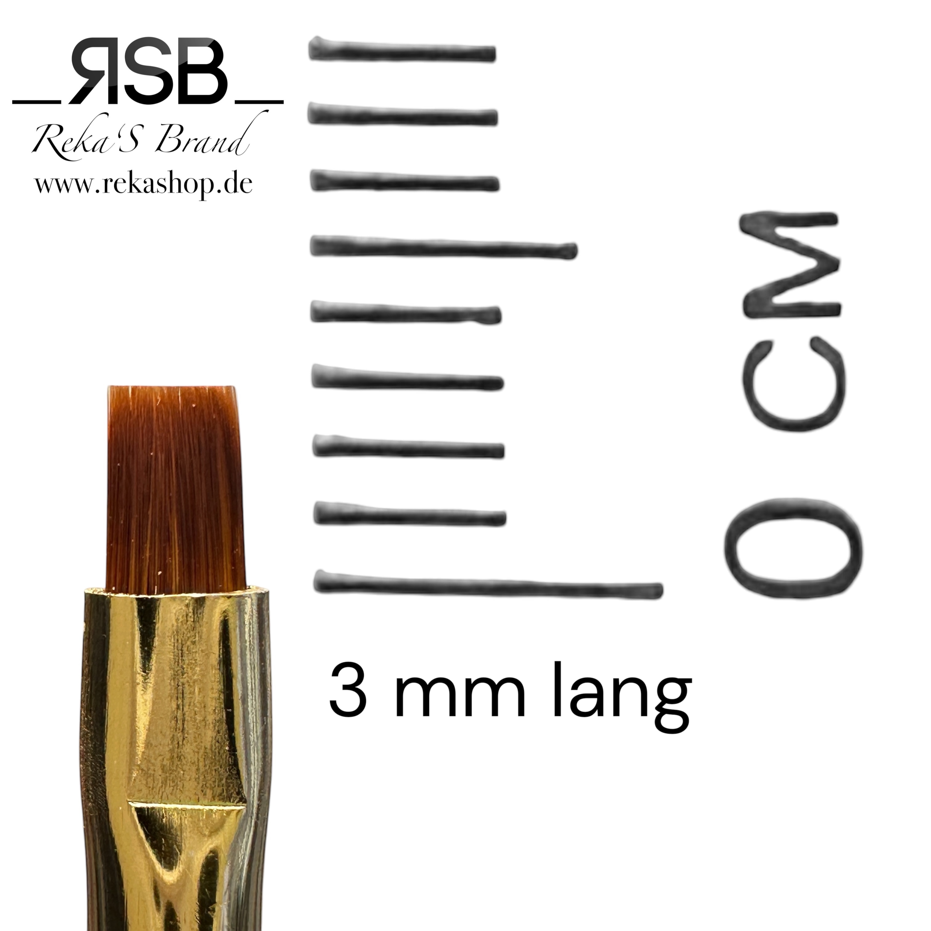 Pinsel gerade 3mm  ILF SONDERANGEBOT!!!