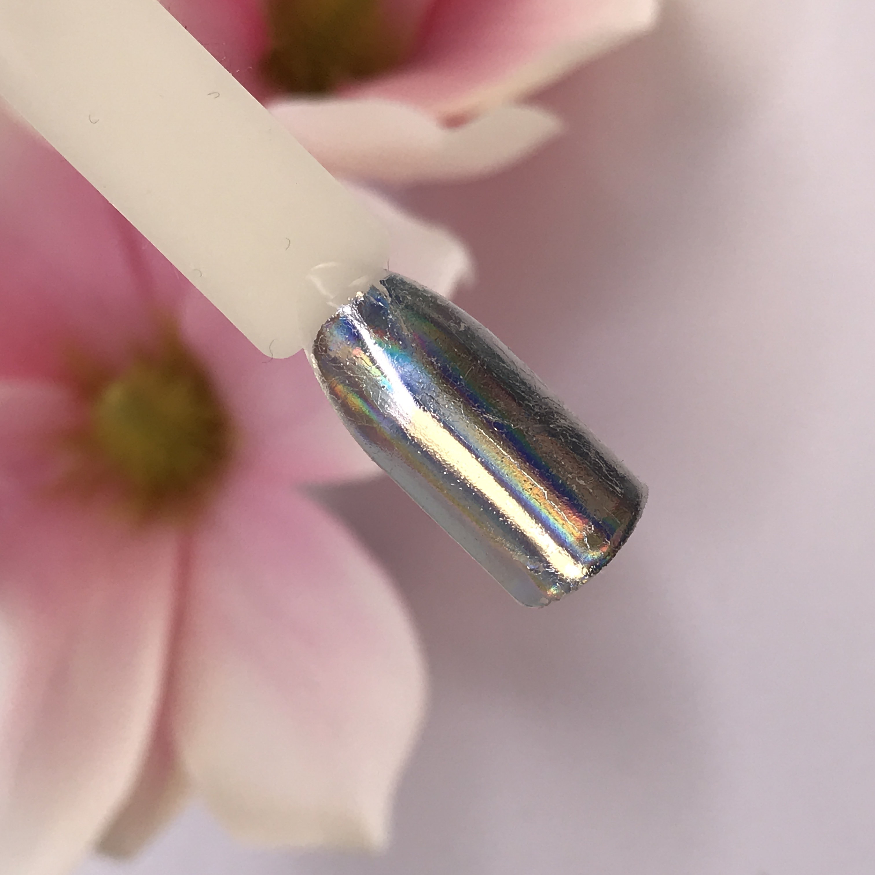 IMG_6364 Folie, Nail Foil HOLO SILVER