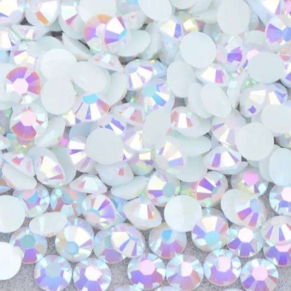 Strasssteine Weiss 3mm