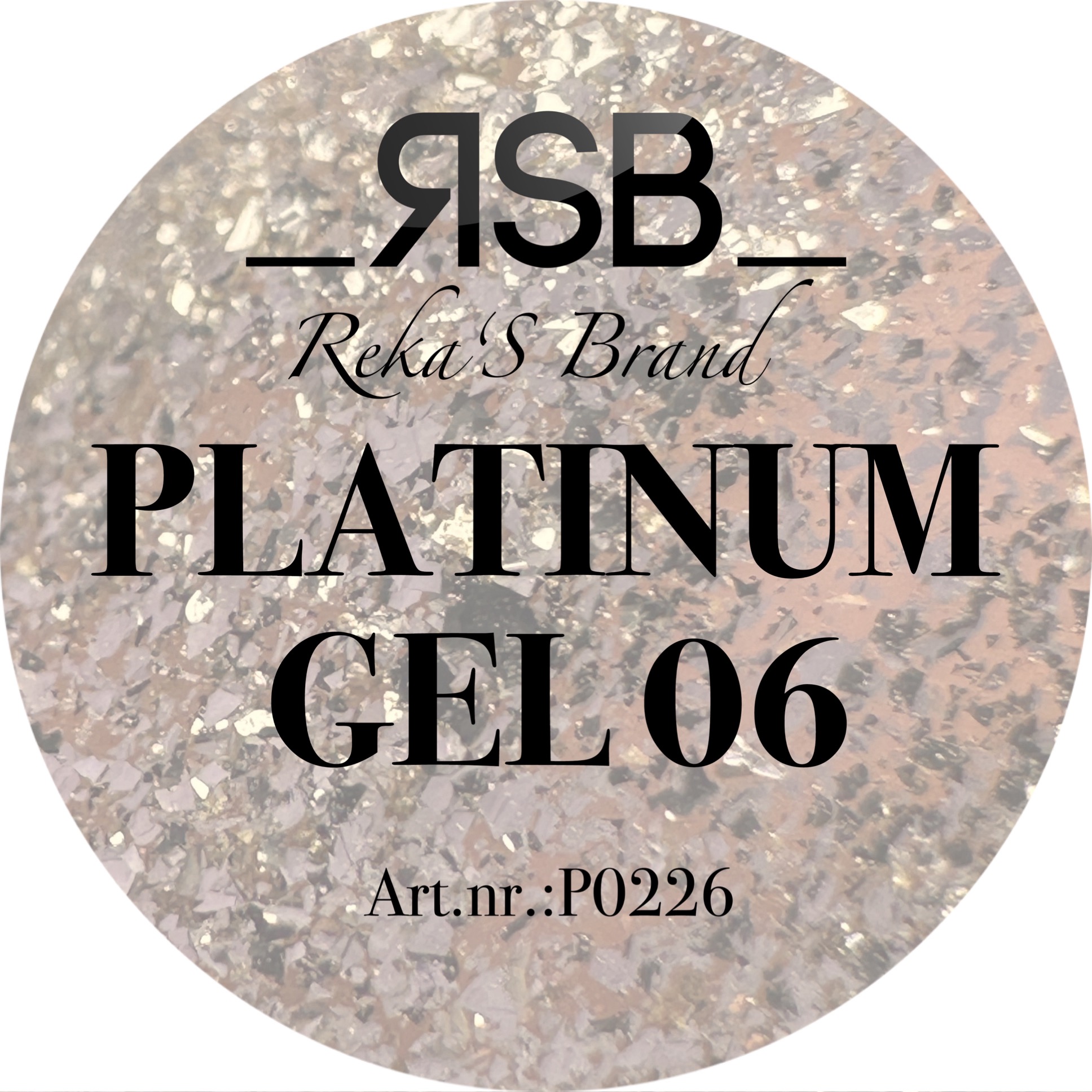 PLATINUM Glitzer Gel 06