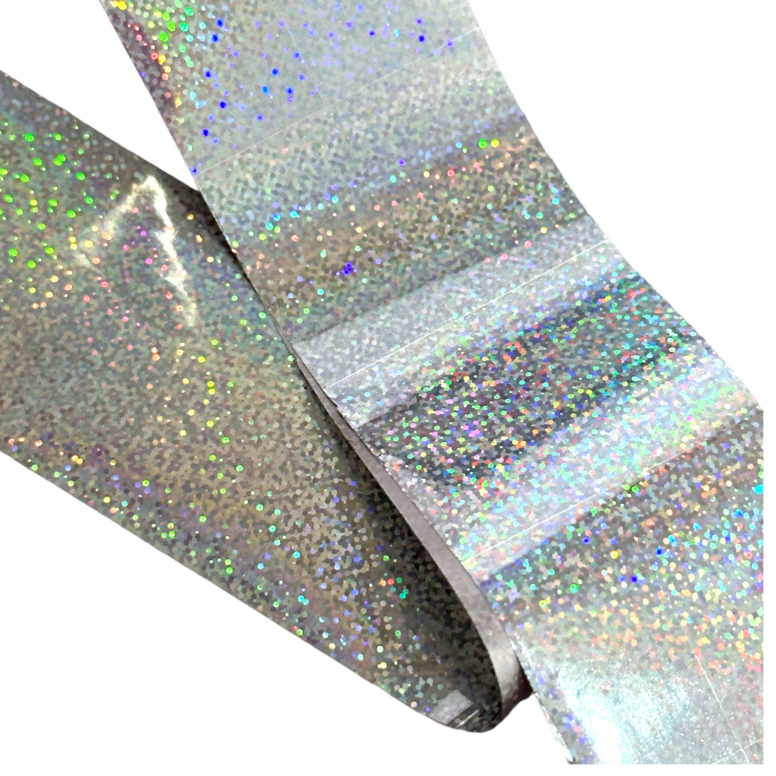 Folie, Nail Foil SILVER Holo gepunktet