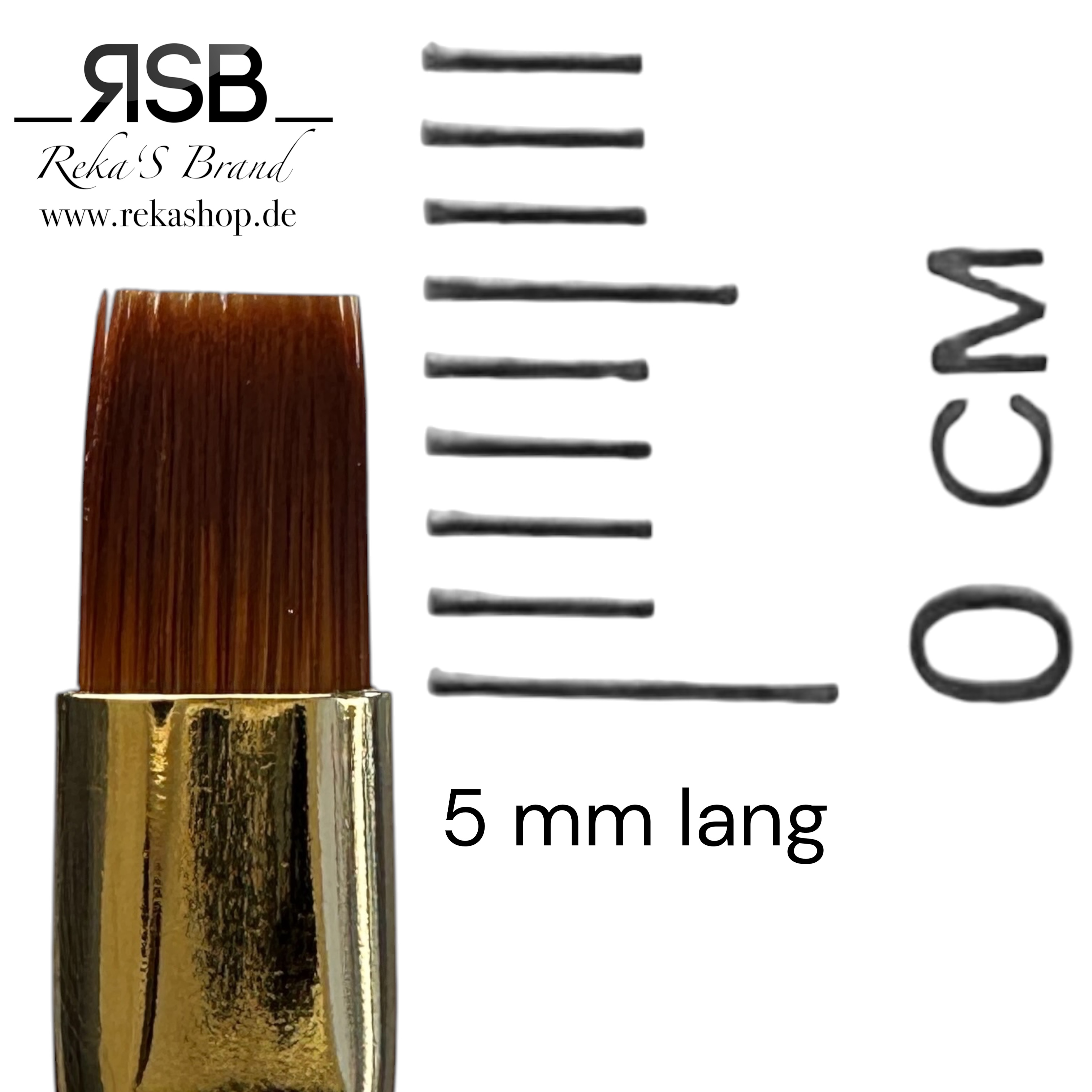 Pinsel gerade 5mm  ILF SONDERANGEBOT!!!