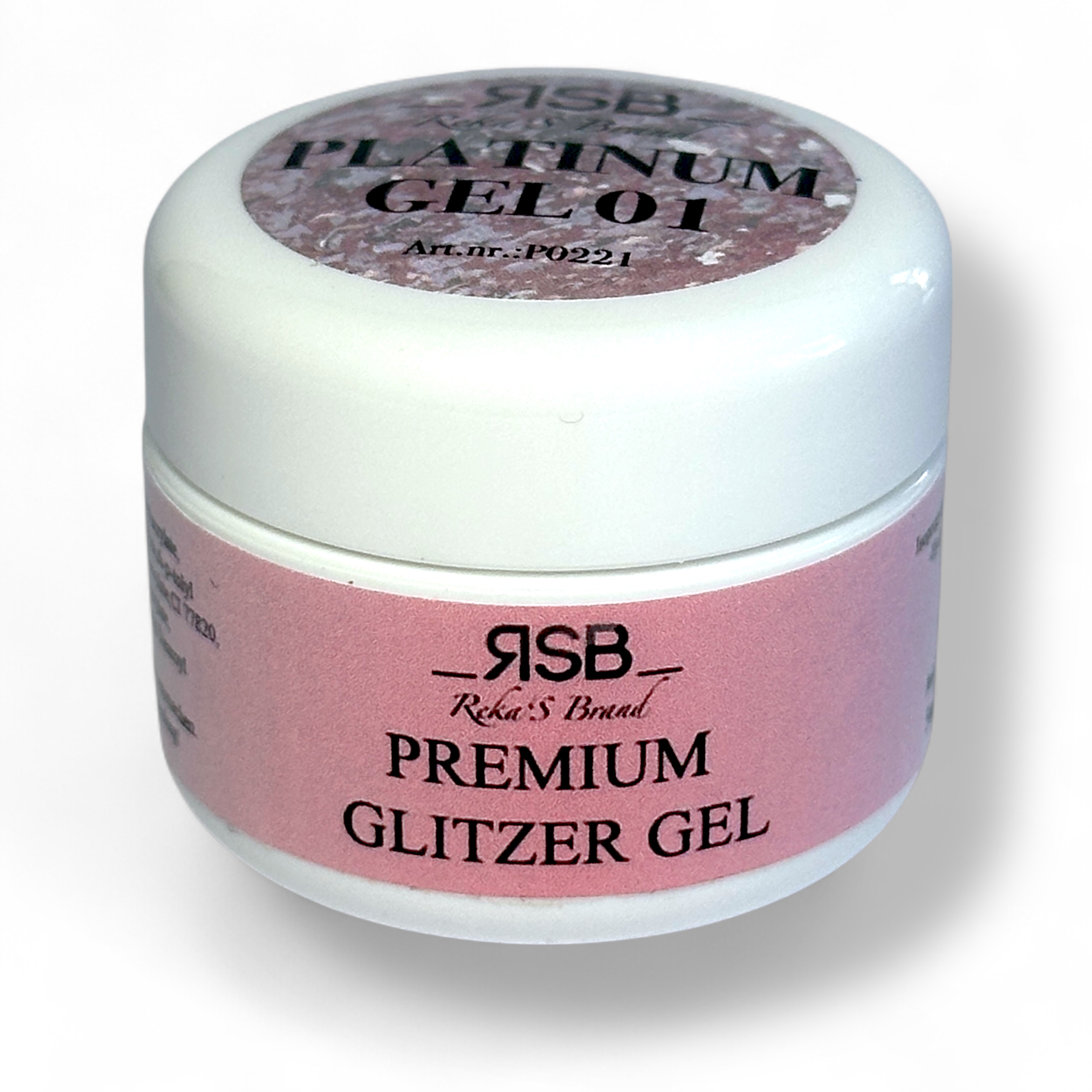 PLATINUM Glitzer Gel 01