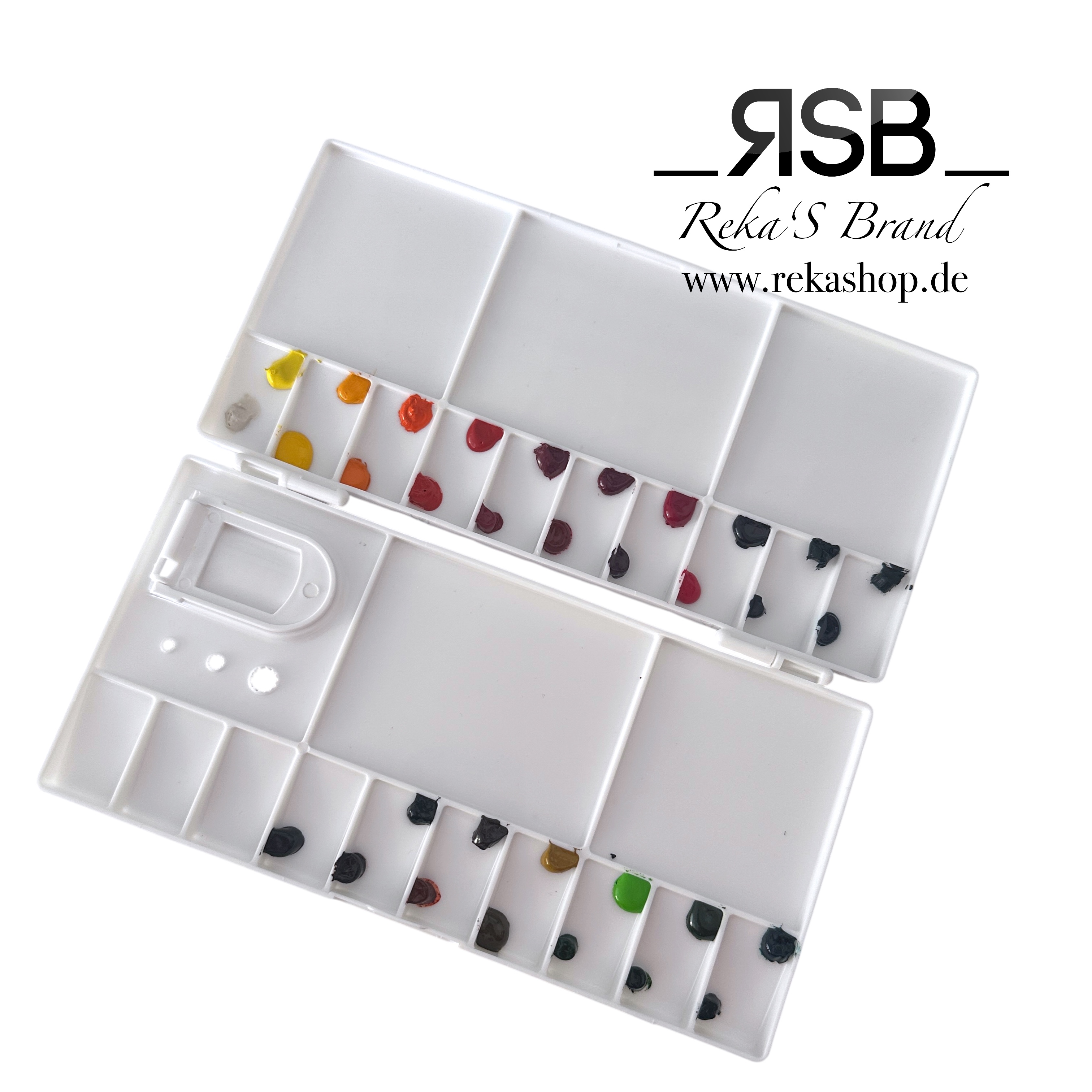 Aquarell Farben, inkl Palette