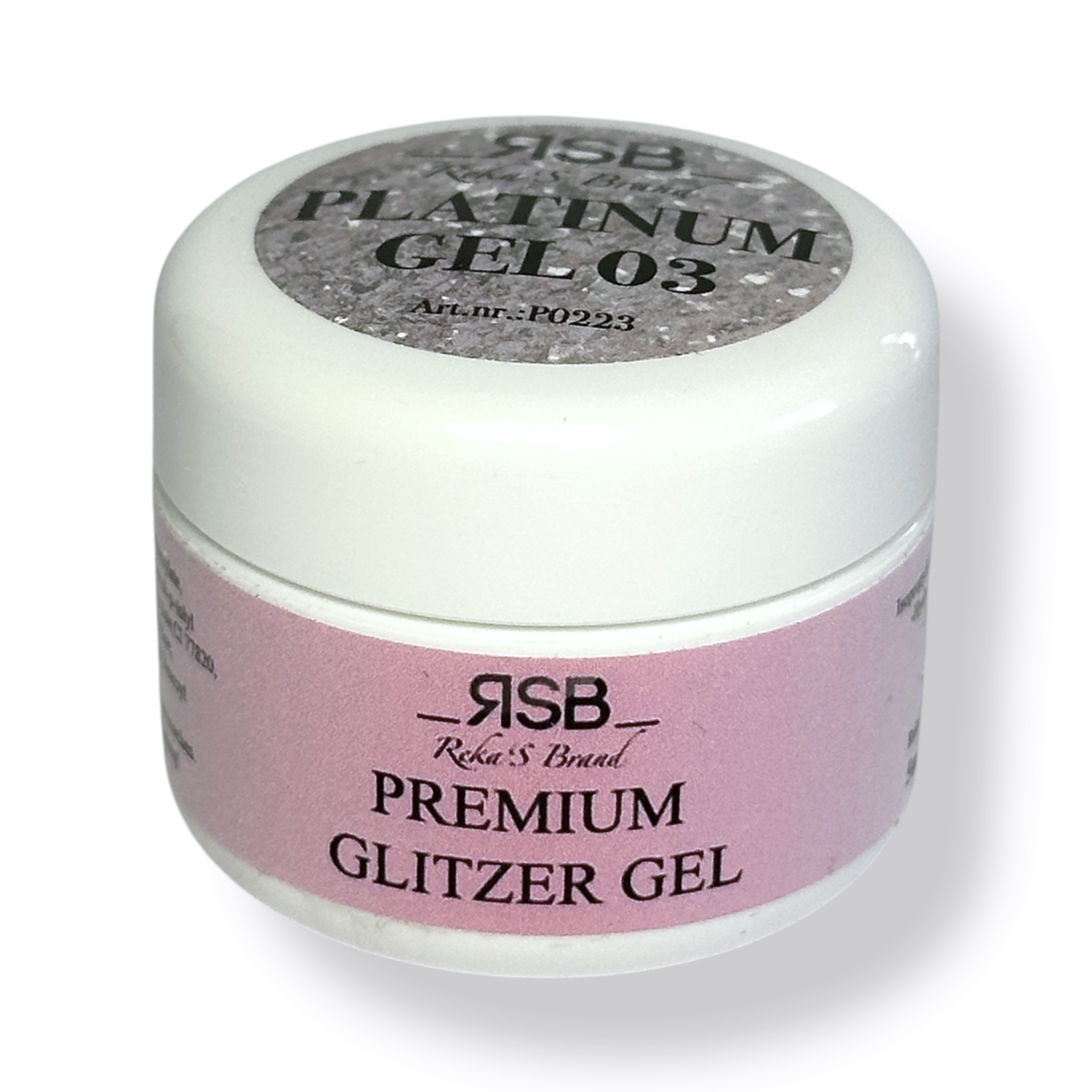 PLATINUM Glitzer Gel 03 PLATINUM Glitzer Gel 03