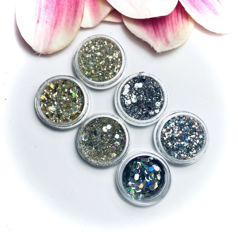 GLITZER SET gold/silber